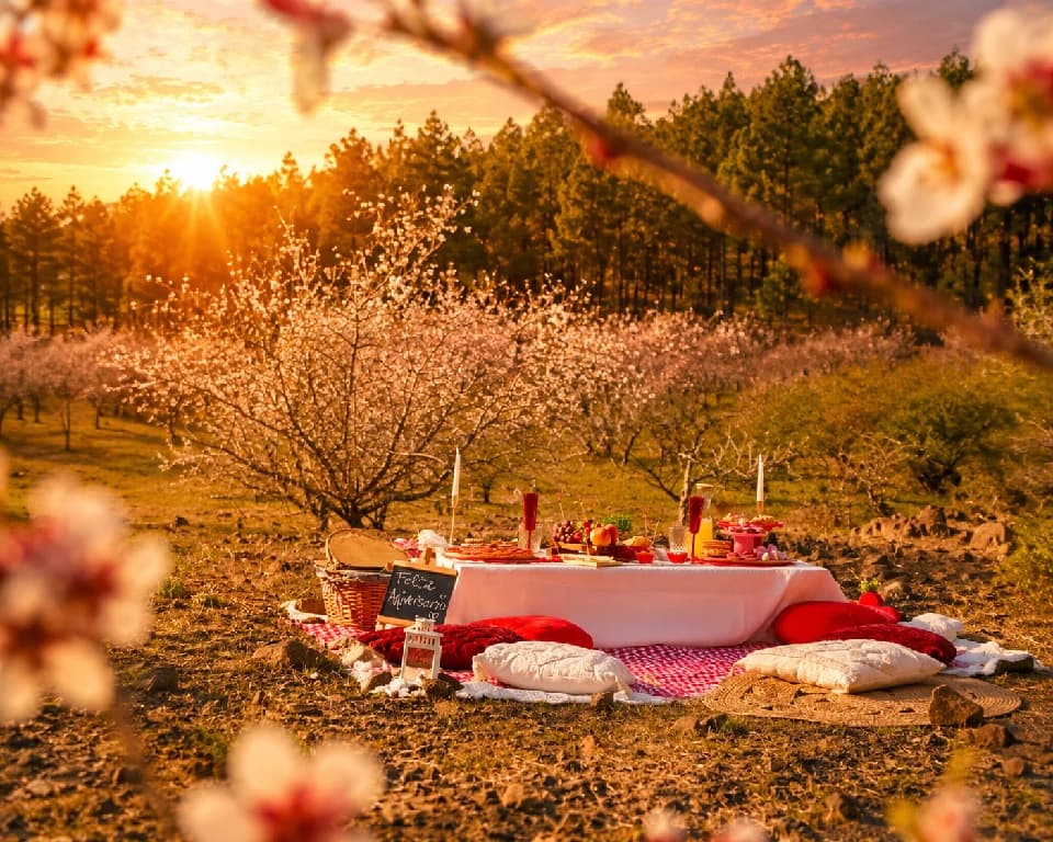 Picnic al atardecer en Gran Canaria: La magia de la hora dorada